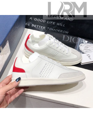 Dior Homme Calfskin Sneakers White/Red 2020