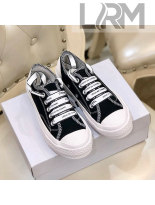 Chanel x Converse Contrasting Trim Canvas Sneakers Black 2020