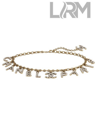 Chanel Letters Charm Chain Belt AB3750 2020