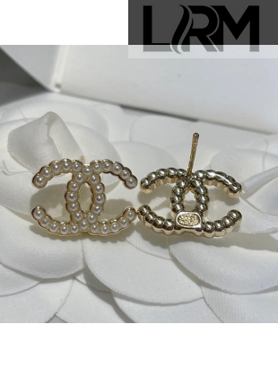 Chanel CC Stud Earrings 2021 110862
