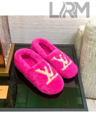 Louis Vuitton Shearling Loafers Pink 2021 111790