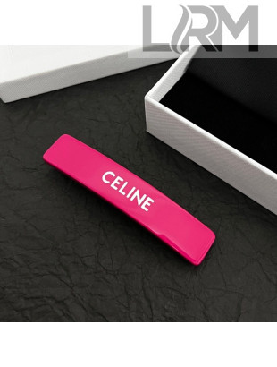 Celine Monochrome Hair Clip/Headband Flash Pink 2022 