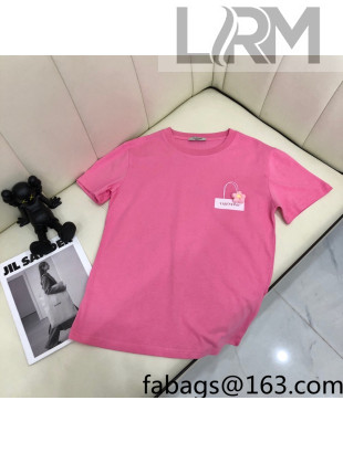 Valentino Cotton T-Shirt Pink 2022 41