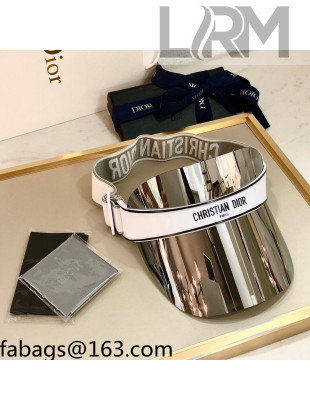 Dior DiorClub V1U Visor Hat Silver 2021