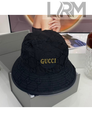 Gucci Off The Grid GG Canvas Bucket Hat Black/Yellow 2021