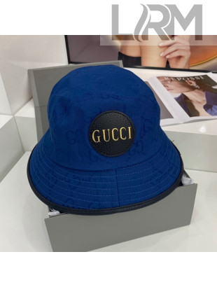 Gucci Off The Grid GG Canvas Bucket Hat Blue 2021