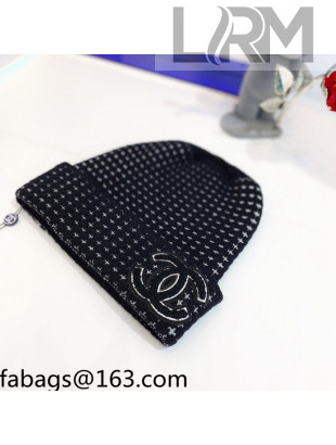 Chanel Knit Hat Black 2021 16