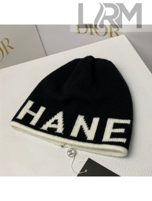 Chanel Beanie Knit Hat Balck 2021 20