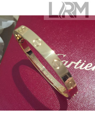 Cartier Screw Bracelet Gold 2018（High quality）