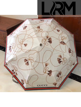 Gucci umbrella for sun & rain white