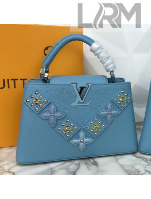 Louis Vuitton Monogram Flower Capucines BB M51394 Blue 2018