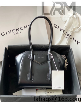 Givenchy Antigona Lock Mini Bag in Box Leather Black 2021