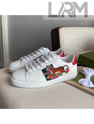 Gucci Ace Sneakers with Tiger Patch 2022 06