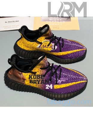 Adidas Yeezy Boost 350 V2 Static Sneakers Purple/Yellow 2020