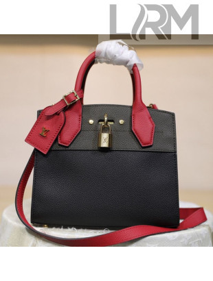 Louis Vuitton City Steamer Mini Top Handle Bag M53804 Red/Khaki Green/Black 2019