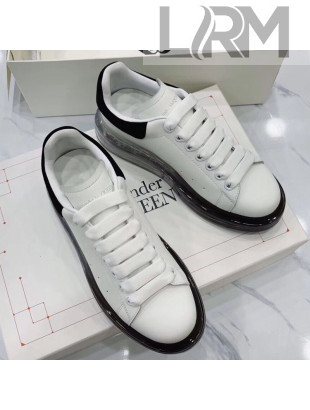 Alexander McQueen Clear Sole Sneakers White/Black 2019 