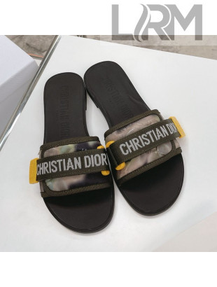 Dior Dio(r)evolution Flat Slide Sandals Green 2021 06