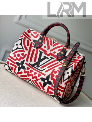 Louis Vuitton LV Crafty Speedy 25 Bag M56588 Red 2020