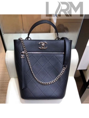 Chanel Calfskin Bucket Bag AS0577 Black 2019