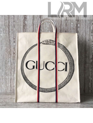 Gucci Ouroboros Print Tote 484690 2018