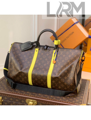 Louis Vuitton Keepall Bandouliere 50 Bag M45866 Florescent Yellow 2021