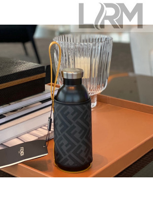 Fendi Bottles Holder Flask with Black Fabric Cover 2021