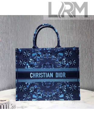 Dior Book Tote Blue KaléiDiorscopic Embroidered Bag 2019
