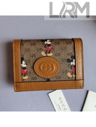 Gucci Disney x Gucci Mickey Mouse Short Wallet 602534 2020