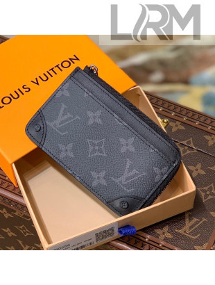 Louis Vuitton Multi Card Holder Wallet Trunk in Monogram Eclipse Canvas M80556 2021