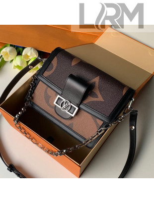 Louis Vuitton Giant Monogram Dauphine MM Metis Messenger Bag M44599 Coffee 2019