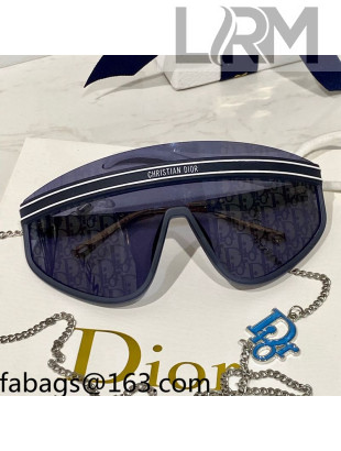 Dior Diorclub Oblique Sunglasses Blue 2022