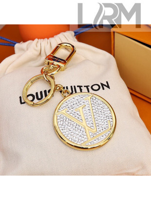 Louis Vuitton LV Circle Strass Bag Charm and Key Holder Gold 2021