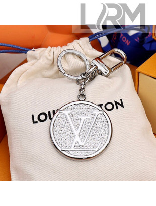 Louis Vuitton LV Circle Strass Bag Charm and Key Holder Silver 2021  