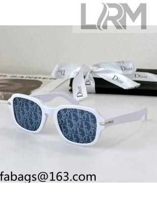 Dior Blacksuit Oblique Sunglasses Blue/White 2022