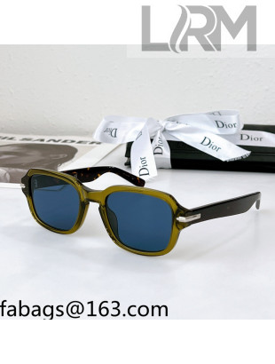 Dior Blacksuit Sunglasses Green/Blue 2022