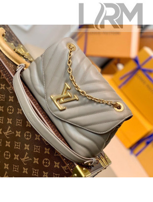Louis Vuitton LV New Wave Chain Bag in Smooth Leather MM58550 Taupe Grey 2021