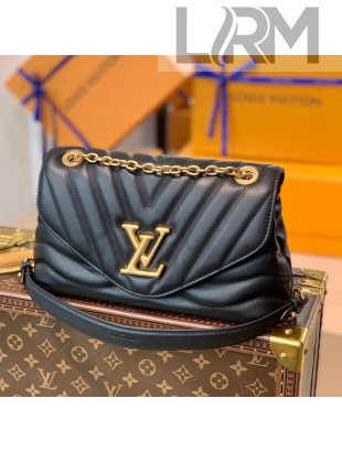 Louis Vuitton LV New Wave Chain Bag in Smooth Leather M58552 Black 2021
