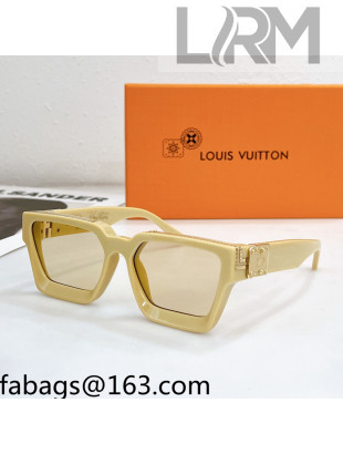 Louis Vuitton Sunglasses Z1165 Beige 2022 13