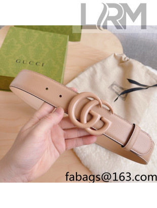 Gucci Aria GG Marmont Leather Belt 4cm All Pink 2021 22