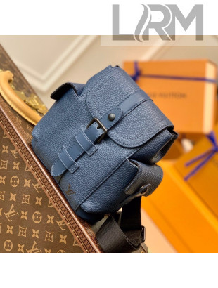 Louis Vuitton Christopher XS Sling Bag in Marine Blue Taurillon Leather M58495 2021