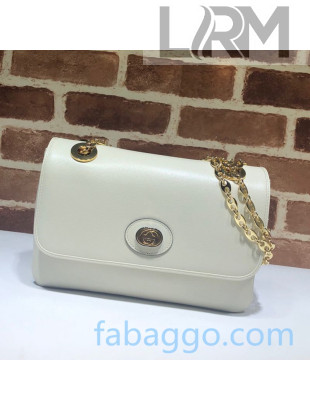 Gucci Vintage Leather Small Shoulder Bag 576421 White 2020