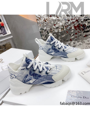 Dior D-Connect Sneaker in Butterfly Printed Technical Fabric DS26 2021