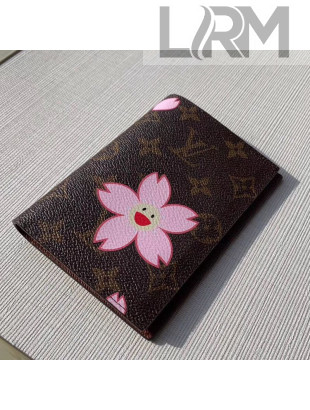 Louis Vuitton Monogram Canvas Print Passport Cover M64411 Pink 2019