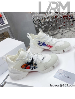 Dior D-Connect Sneaker in Zodiac Printed Technical Fabric DS16 White 2021