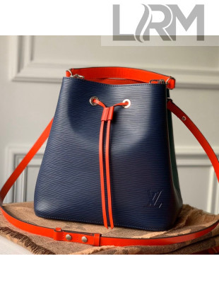 Louis Vuitton NeoNoe Epi Leather Bucket Bag M55395 Blue/Green 2019