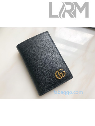 Gucci GG Marmont Leather Wallet 428737 Black 2020