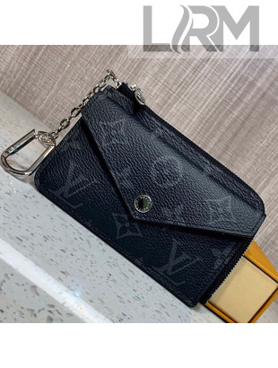 Louis Vuitton Monogram Canvas Card Holder Recto Verso Wallet M69431 Black 2020