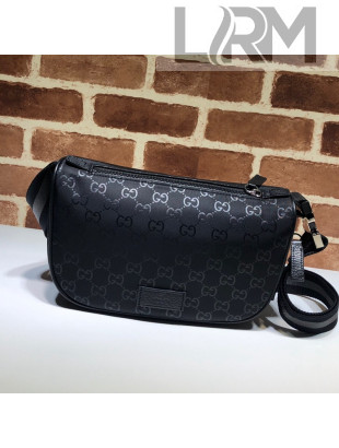 Gucci GG Canvas Shoulder Bag 449132 Black 2021