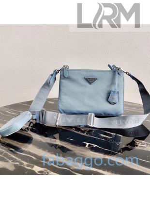 Prada Nylon Re-Edition 2000 Shoulder Bag 1BH046 Blue 2020