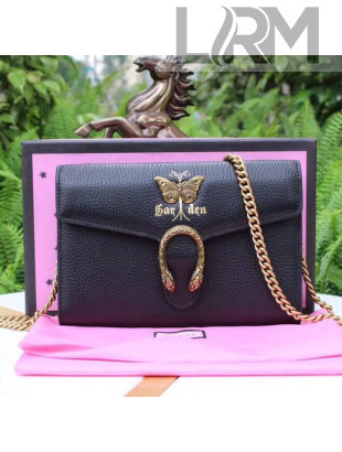 Gucci Garden Butterfly Dionysus Mini Chain Bag 516920 Black 2018